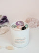 Safe Space - Cotton & Iris scented - Large crystal candle