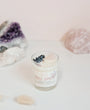 Safe Space - Cotton & Iris scented - Small crystal candle