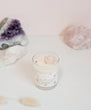 Un peu de douceur - Small - Cotton scented crystal candle with Rose Quartz