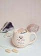 Crystals and Coffee crystal candle - Fall special mug