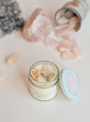 abundance small crystal candle